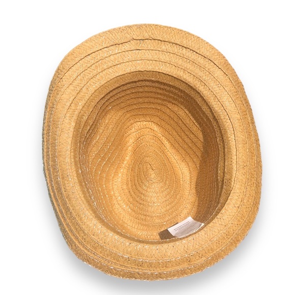 Ribbon Trim Fedora Straw Hat - Picture 3 of 4